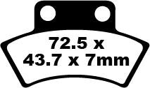 TT Sport Carbon Fusion Brake Pads