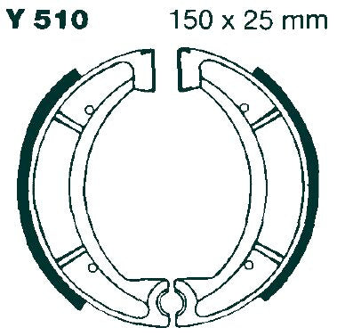 "G" Grooved Brake Shoe
