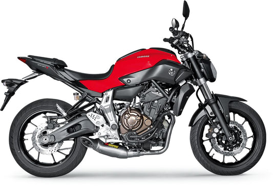 Akrapovic complete exhaust approved titanium Yamaha MT07/FZ07 2014-2016