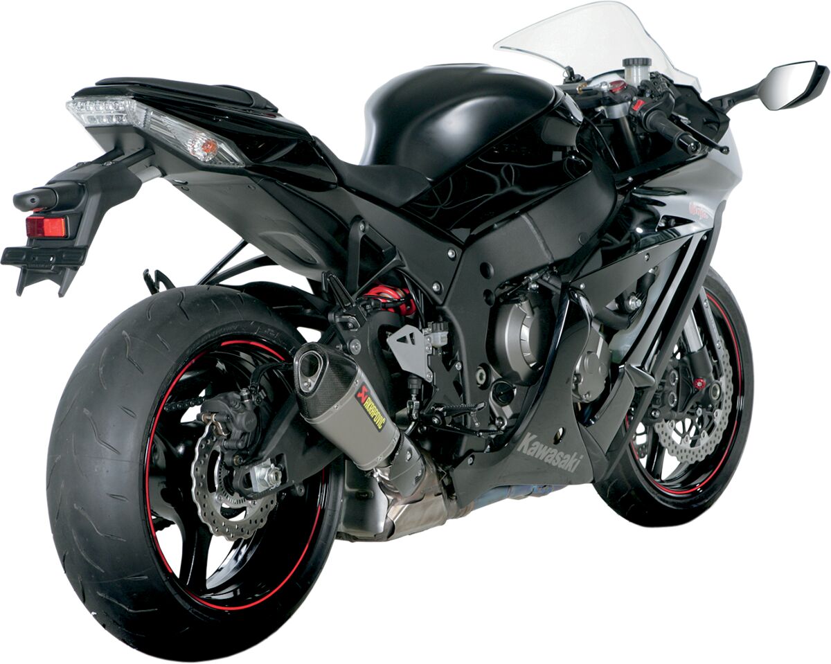 Akrapovic Exhaust Titanium Slip-On (Road Legal) Kawasaki ZX-10 R 2011-2015