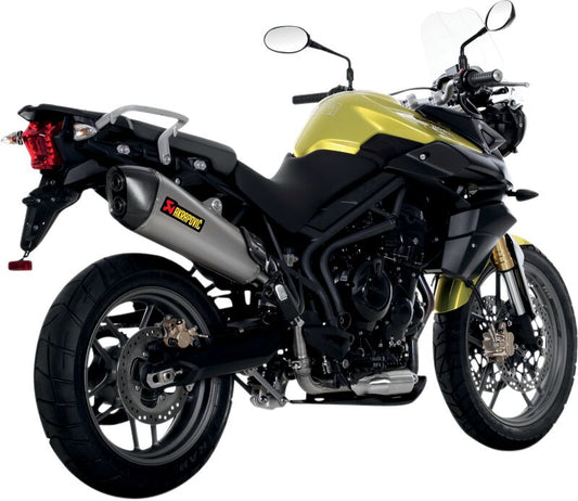 Akrapovic Exhaust Titanium Slip-On (Road Legal) Triumph Tiger 800 2011-2016