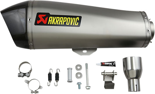 SLIP ON AKRAPOVIC STAINLESS STEEL TERMINAL FOR GILERA FEU 500 2007-2016