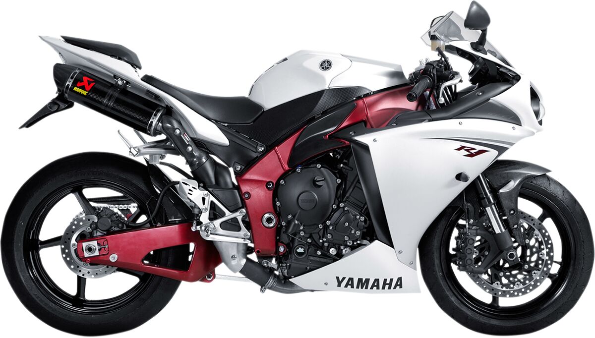 Akrapovic Rear Silencer Slip On Yamaha YZF-R1 Model 2009 - 2014