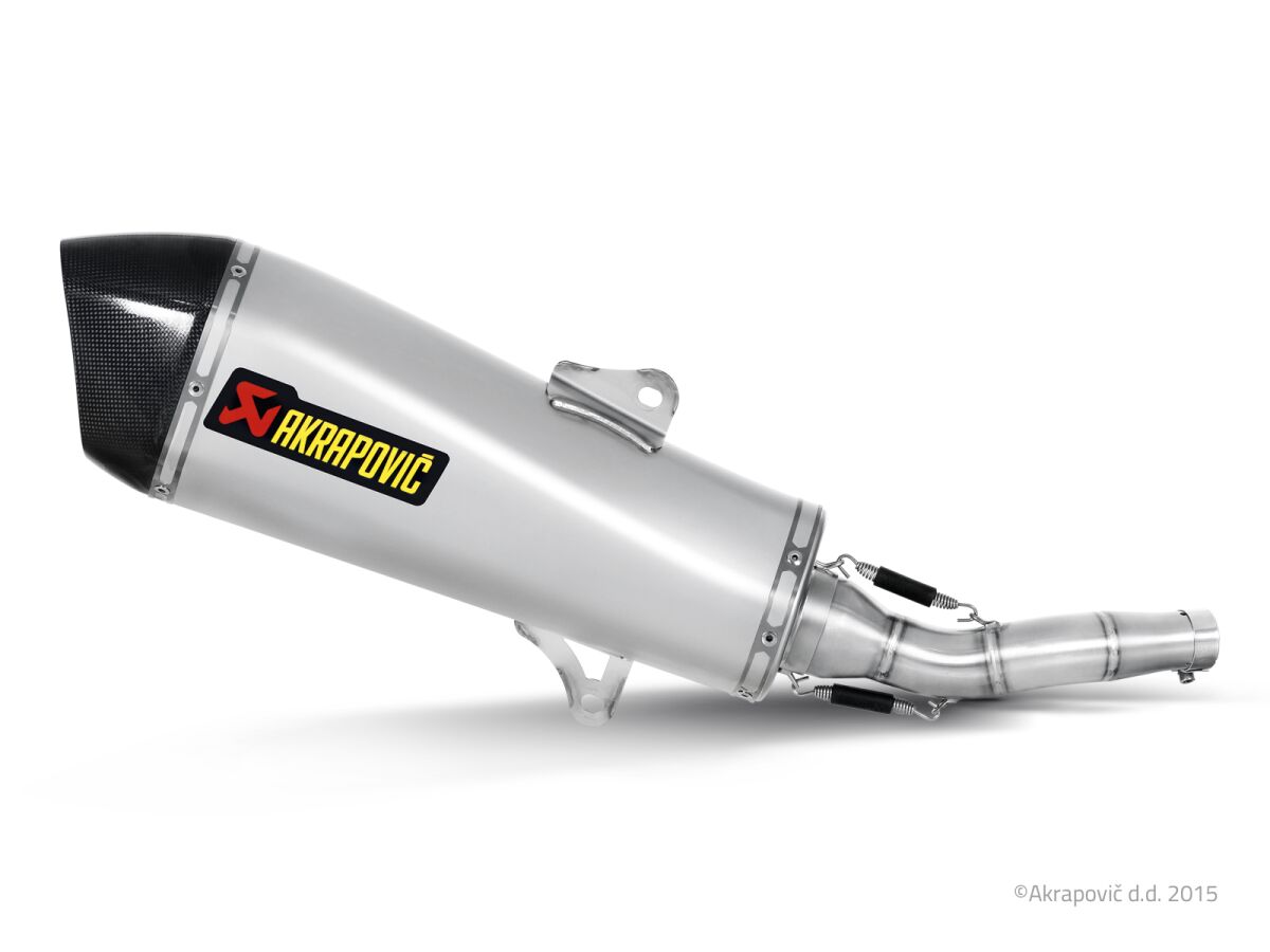 Akrapovic exhaust steel slip-on Yamaha Majesty 400 2007-2015