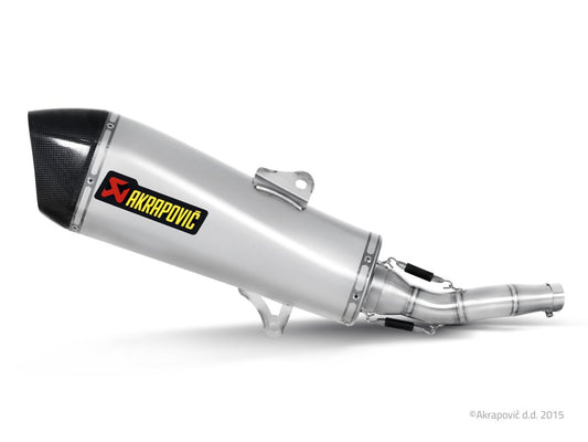 Akrapovic exhaust steel slip-on Yamaha Majesty 400 2007-2015
