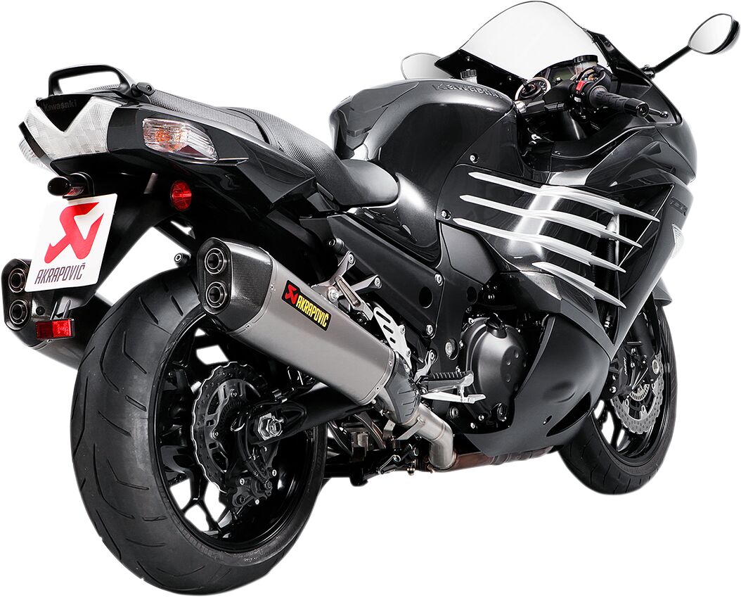 Akrapovic Exhaust Titanium Slip-On Kawasaki ZZR 1400 2012-2020