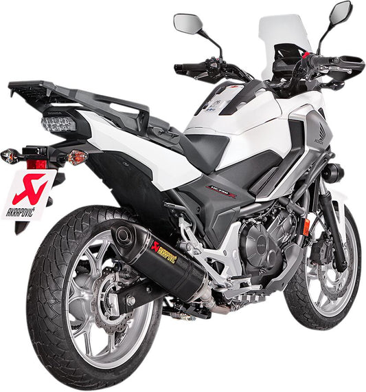 Akrapovic Carbon Slip On Exhaust Can Honda NC750S 2017-2020