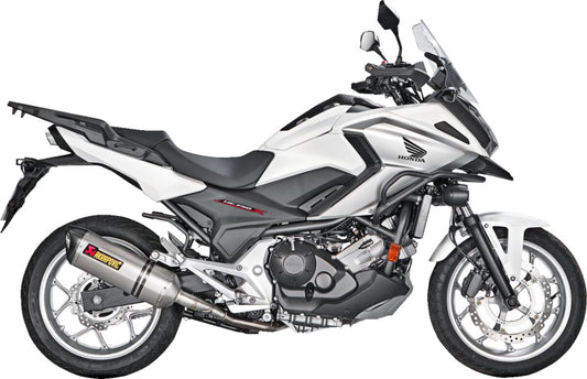 Akrapovic Titanium Slip On Exhaust Can Honda NC750X 2017-2020