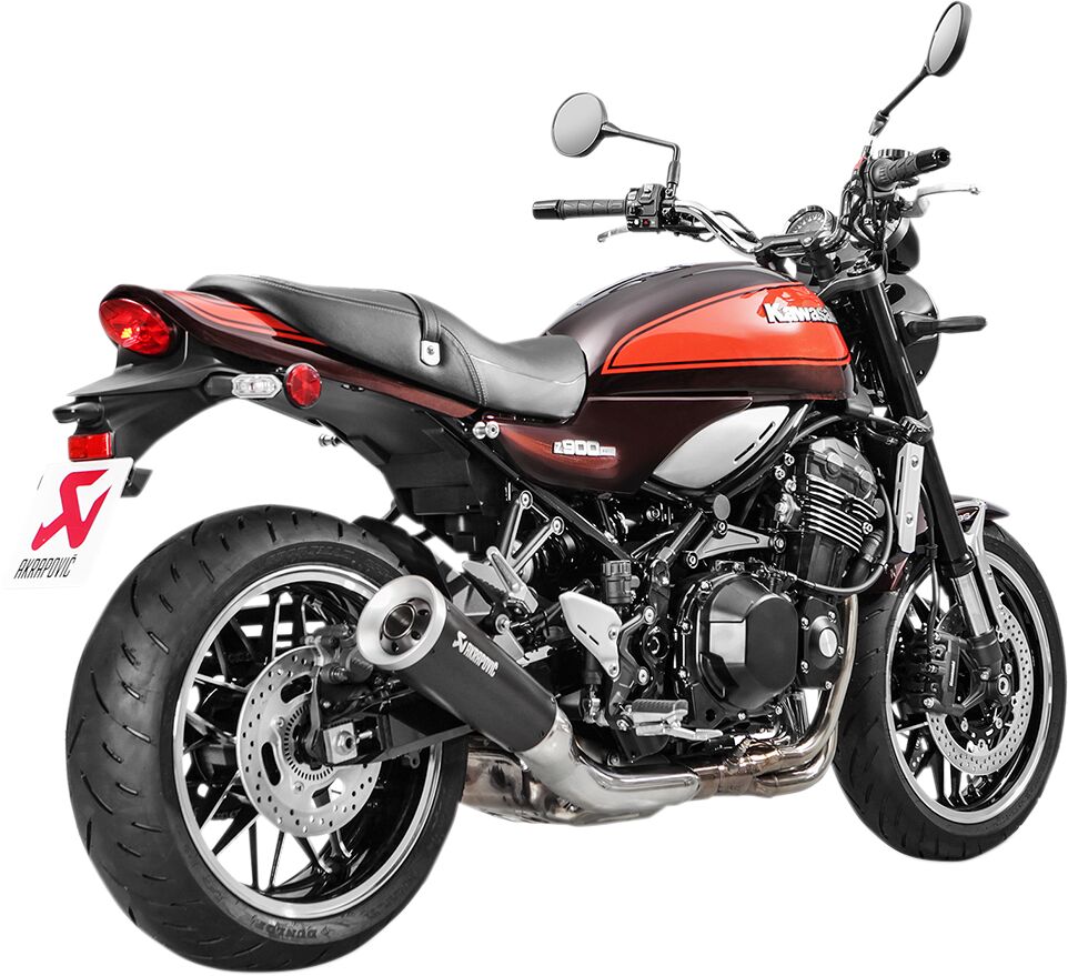 Akrapovic Slip-On Terminal Titanium Black for Kawasaki 900 Z RS CAFE 2018-2024