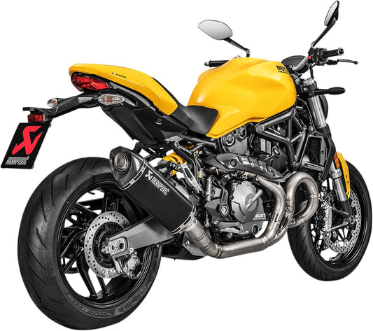 Akrapovic Ducati Monster 1200 R 2017-2020 Exhaust Motorcycle Slip-On Titanium Black