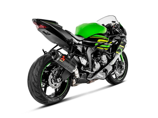 Akrapovic Exhaust Carbon Fibre Slip-On Kawasaki ZX-6 R (636) 2013-2020