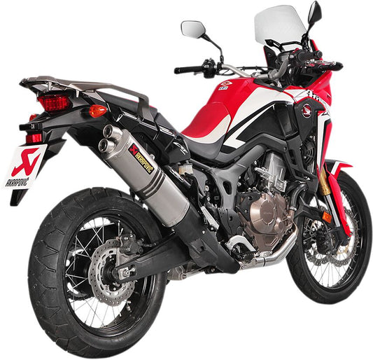 Akrapovic Titanium Slip-On Terminal for Honda CRF 1000 AFRICA TWIN 2016-2019