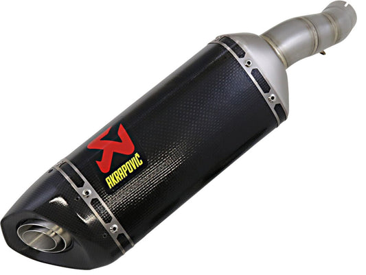 Akrapovic Exhaust Carbon Silencer Slip-On Yamaha YZF R3 2015-2021
