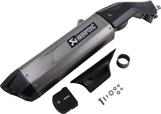 Akrapovic exhaust approved titanium slip-on Honda CRF1100L Africa Twin 2020-2023