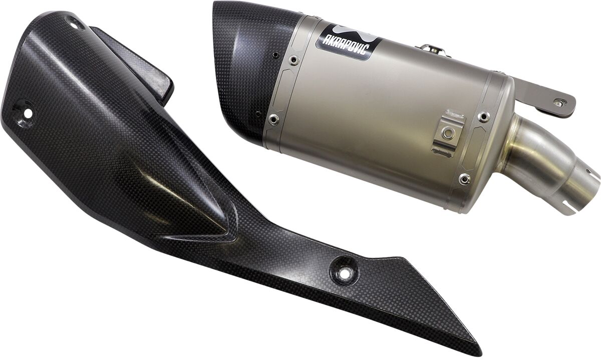 Akrapovic Exhaust Titanium Slip On (Road Legal) Suzuki GSX-S 1000 2015-2020