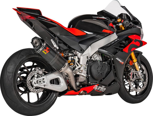Akrapovic Exhaust Carbon Slip-On Kit Aprilia Tuono V4 2021 - 2024