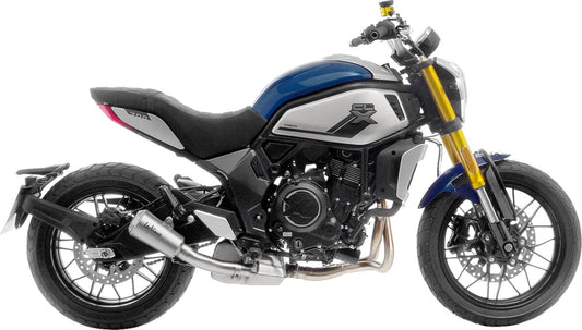 Exhaust Terminal LeoVince LV-10 Stainless CF MOTO 700 CL-X (21-23)