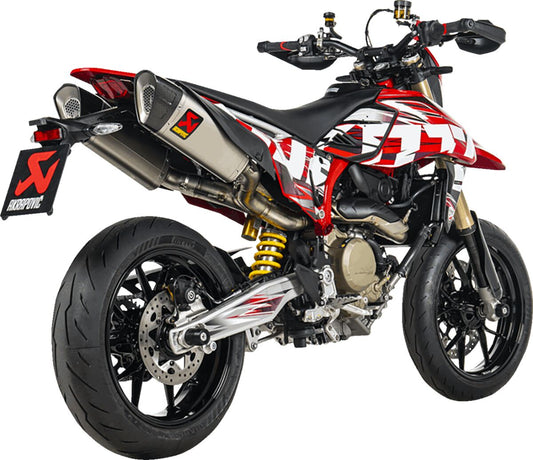Akrapovic Ducati Hypermotard 698 2025 Slip-On Titanium Exhaust
