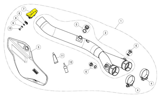 Replacement Exhaust & Muffler Clamp