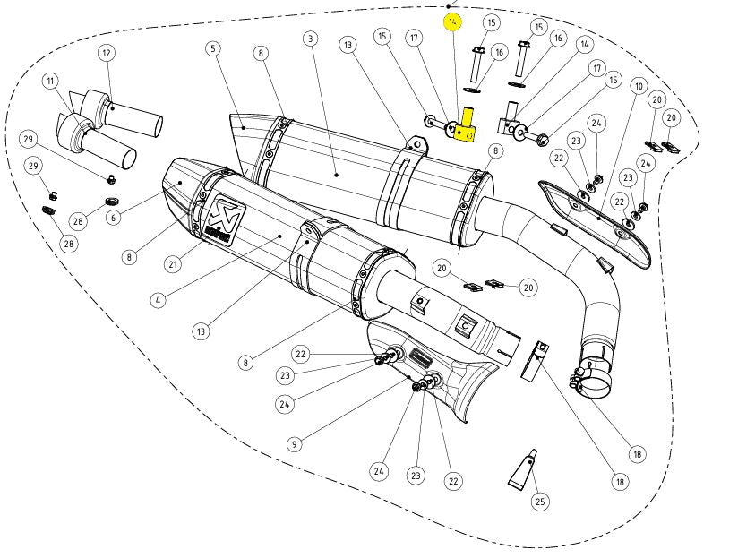 Spacer bushe
