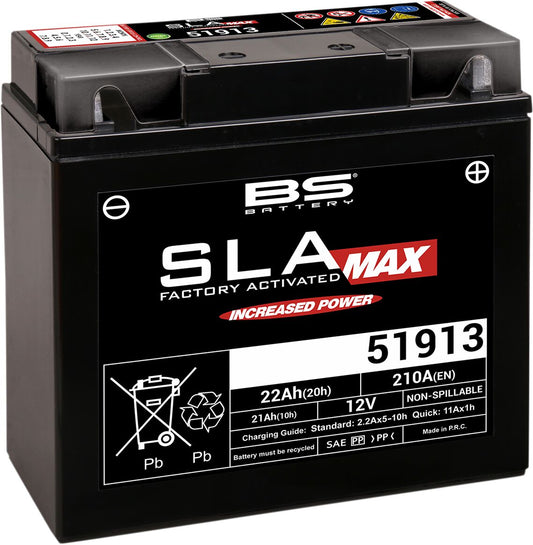 SLA MAX Factory- Activated AGM Maintenance-Free Battery