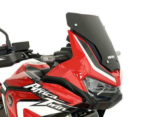 WRS MATTE BLACK SPORT SCREEN FOR HONDA AFRICA TWIN CRF 1100 L 2020-2023