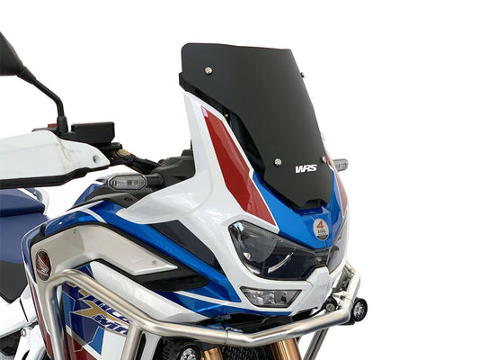 WRS MATTE BLACK SPORT SCREEN FOR HONDA AFRICA TWIN CRF 1100 L ADV SPORTS 2020-2023