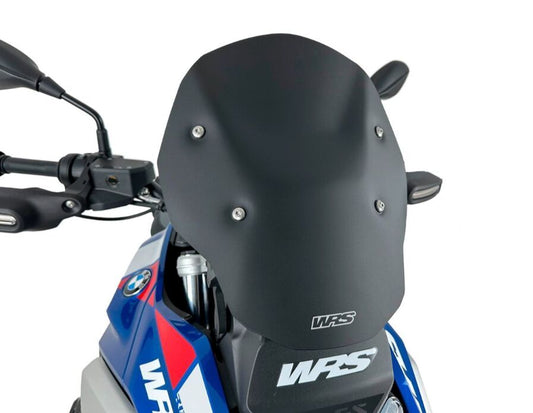 WRS MATTE BLACK NO RADAR ENDURO SCREEN FOR BMW R 1300 GS 2023-2025
