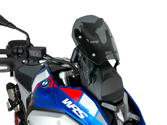 WRS SPORT SCREEN DARK SMOKE WITH RADAR FOR BMW R 1300 GS ADVENTURE 2024-2025