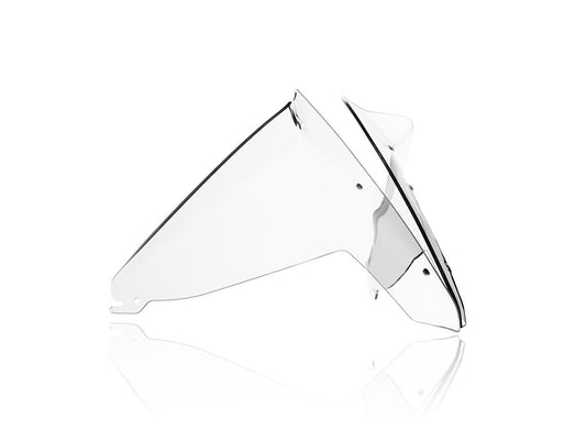 PAIR RAISED CLEAR WRS DEFLECTORS FOR YAMAHA TENERE 700 2019-2024