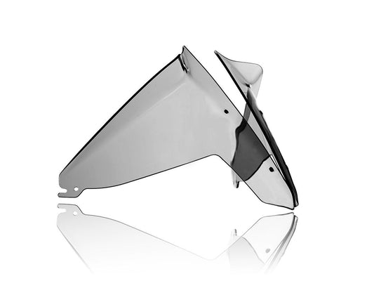PAIR OF LARGE WRS DEFLECTORS, DARK SMOKE FOR YAMAHA TENERE 700 2019-2024