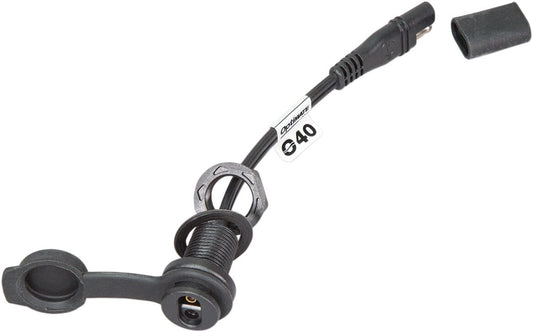 Image of Weatherproof SAE Thin Panel Mount Socket O-40 by TECMATE.