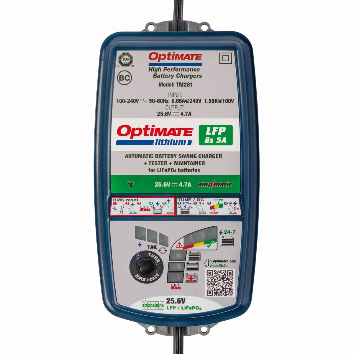 Image of OptiMate Lithium LFP 8s 5A by TECMATE.