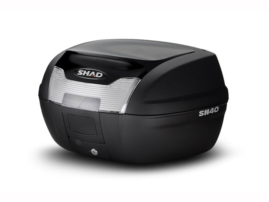 Image of SH40 Metallic Black Top Box Cover by SHAD.