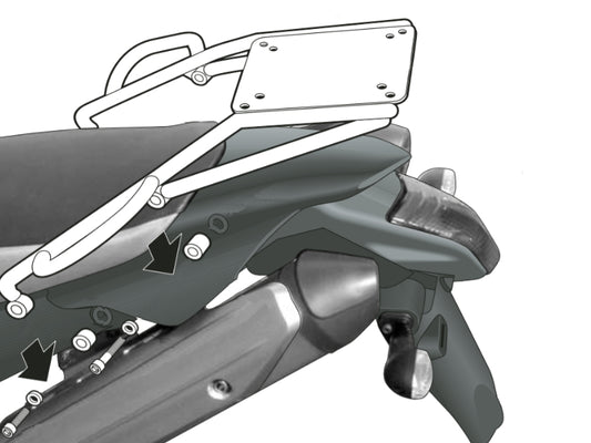 Image of Top Box Fitting Kit by SHAD.