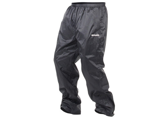 Image of 100% Waterproof Black Rain Trousers - Large by SHAD.