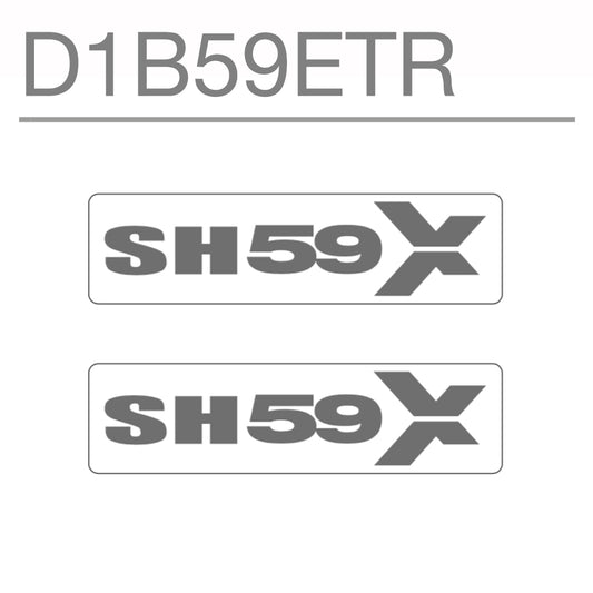 Image of SH59X Replacement Sticker by SHAD.