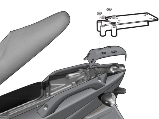 Image of Top Box Fitting Kit by SHAD.