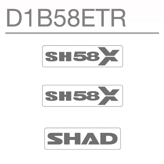 Image of SH58X Replacement Sticker by SHAD.