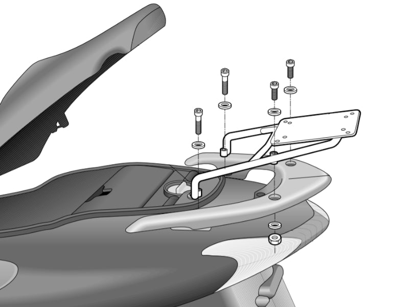 Image of Top Box Fitting Kit by SHAD.