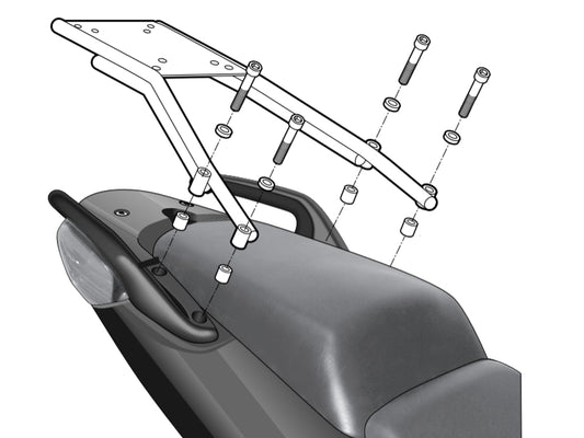 Image of Top Box Fitting Kit by SHAD.