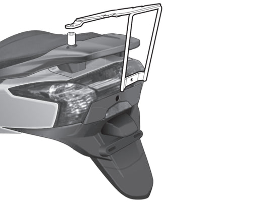 Image of Top Box Fitting Kit by SHAD.