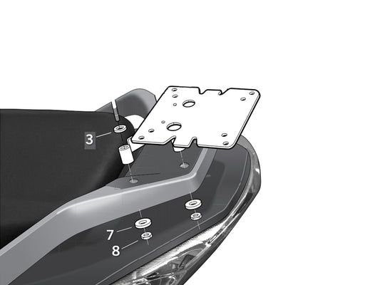 Image of Top Box Fitting Kit by SHAD.