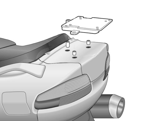 Image of Top Box Fitting Kit by SHAD.