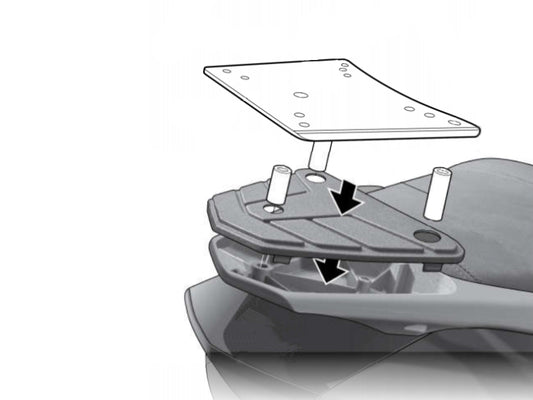 Image of Top Box Fitting Kit by SHAD.