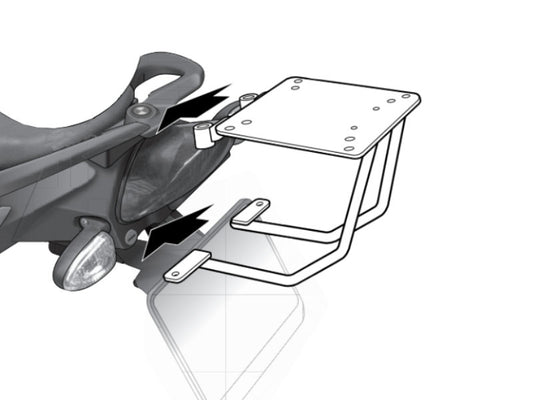 Image of Top Box Fitting Kit by SHAD.