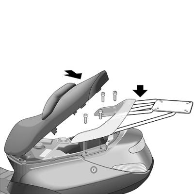Image of Top Box Fitting Kit by SHAD.