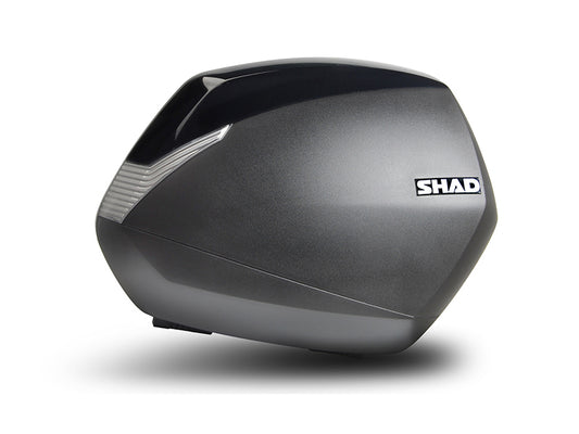 Image of SH36 Gloss Black Pannier Cover by SHAD.