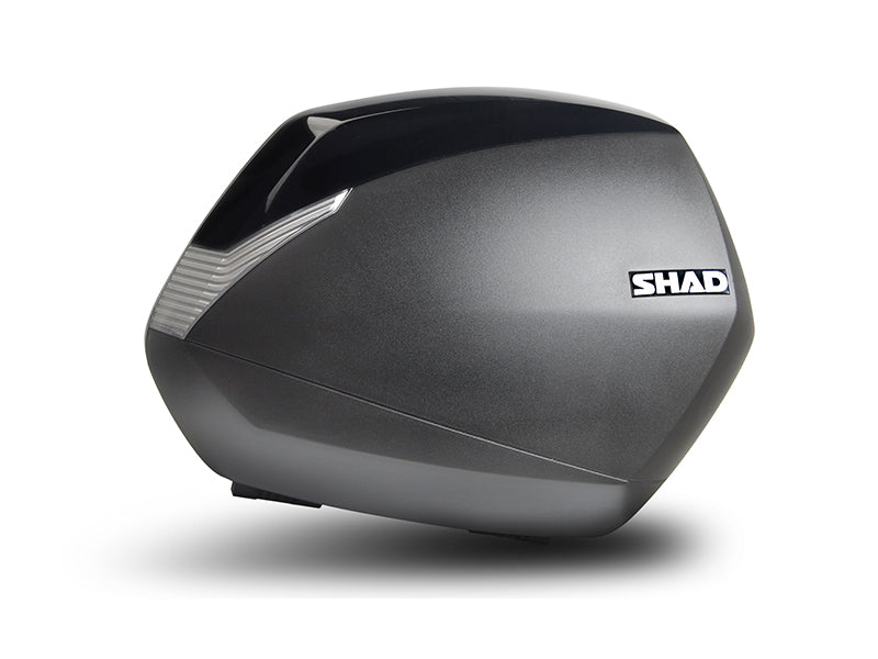 Image of SH36 Gloss Black Pannier Cover by SHAD.