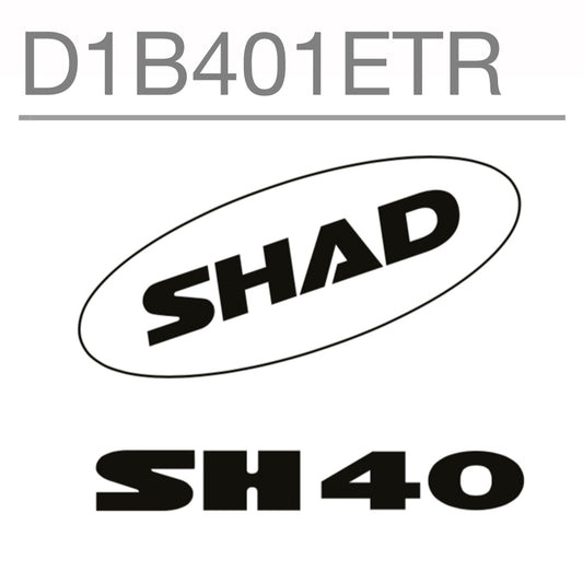 Image of SH40 Replacement Sticker (White) by SHAD.